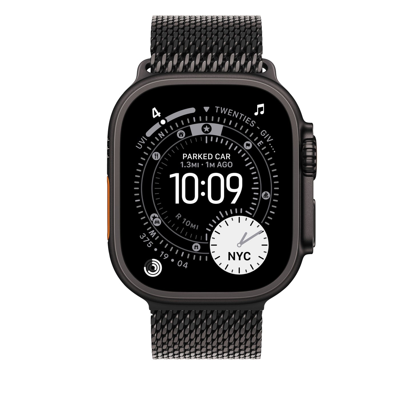 49mm fekete Titán milánói szíj - M - iSTYLE HU