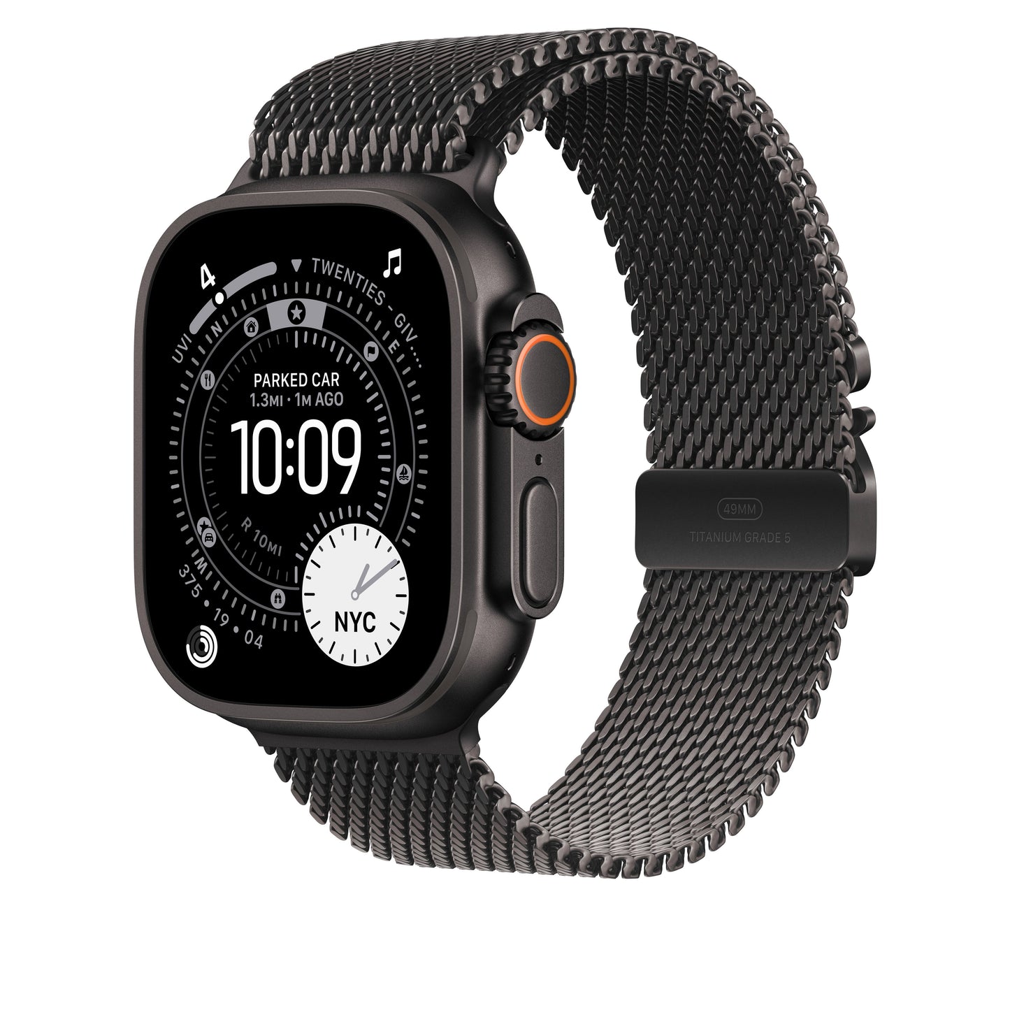 49mm fekete Titán milánói szíj - S - iSTYLE HU