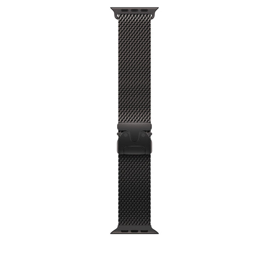 49mm fekete Titán milánói szíj - S - iSTYLE HU