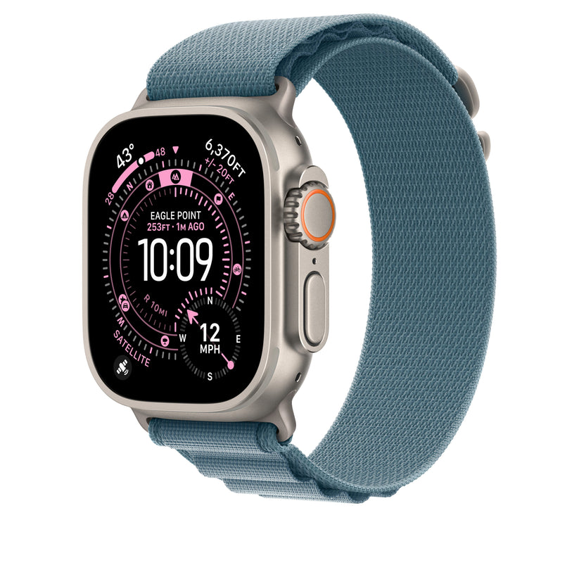 49mm világoskék Alpesi pánt - S - natúr Titán bevonat - iSTYLE HU