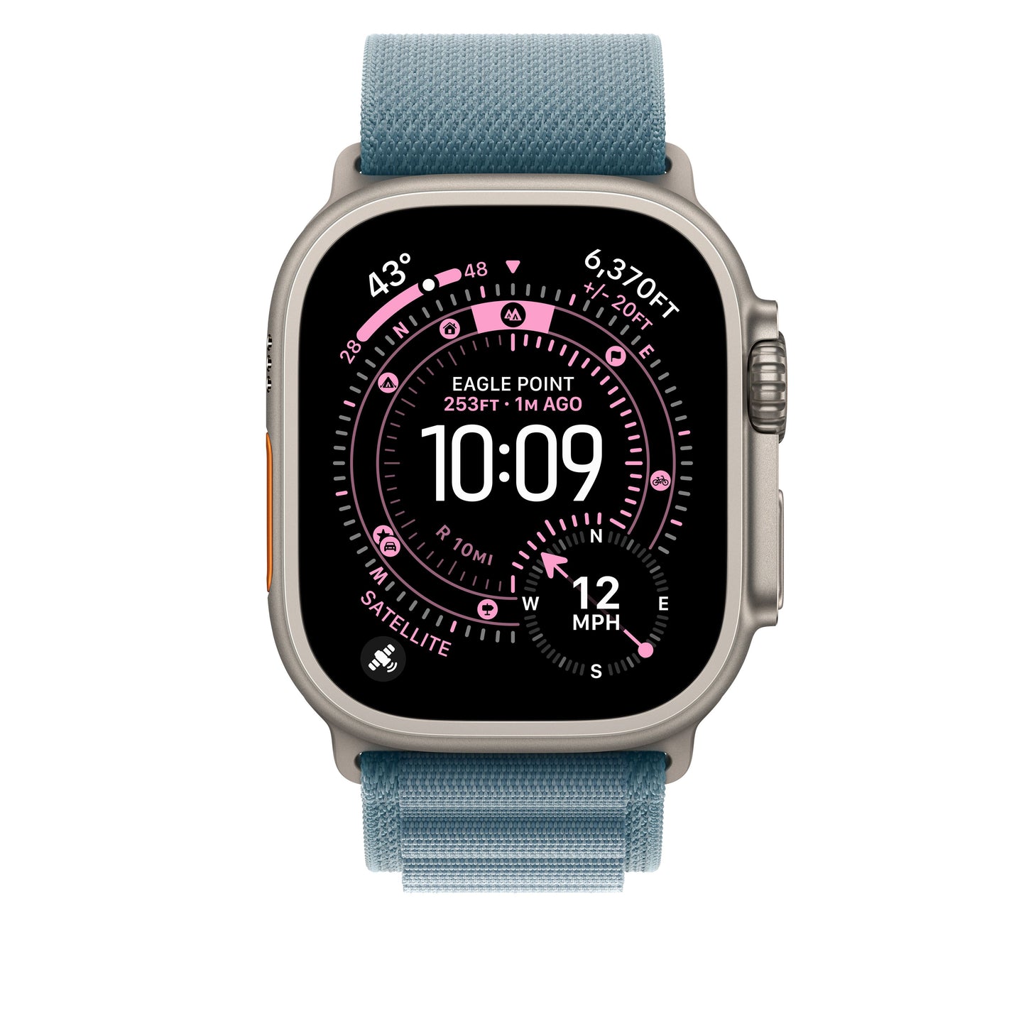 49mm világoskék Alpesi pánt - S - natúr Titán bevonat - iSTYLE HU