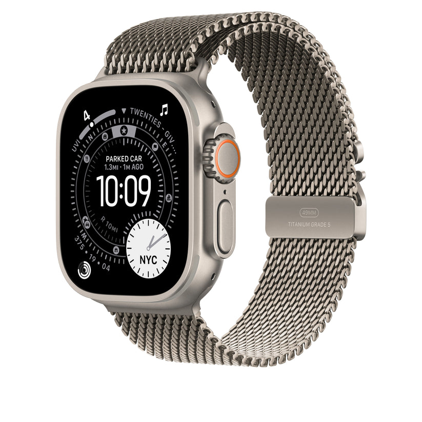 49mm natúr Titán milánói szíj - L - iSTYLE HU