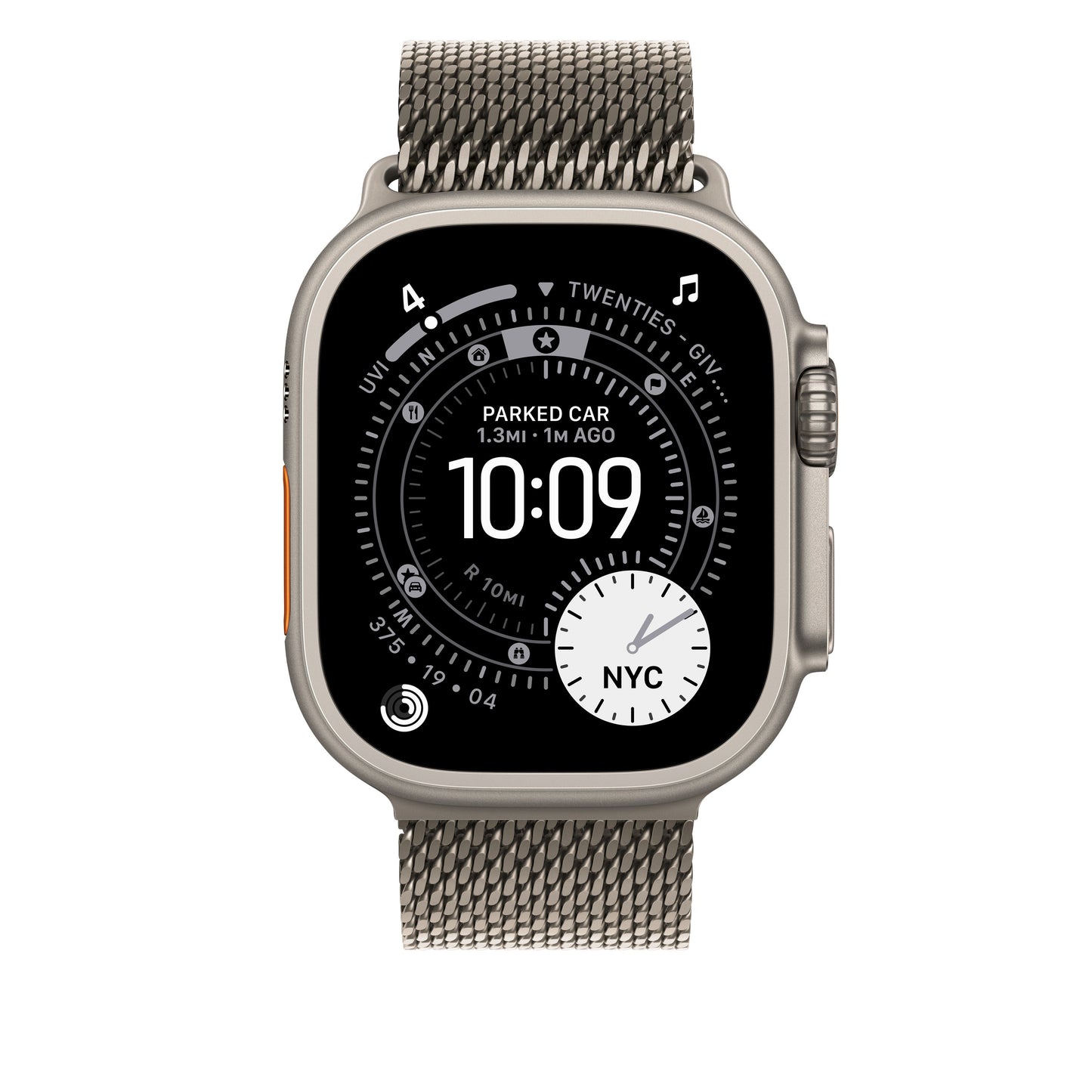49mm natúr Titán milánói szíj - L - iSTYLE HU