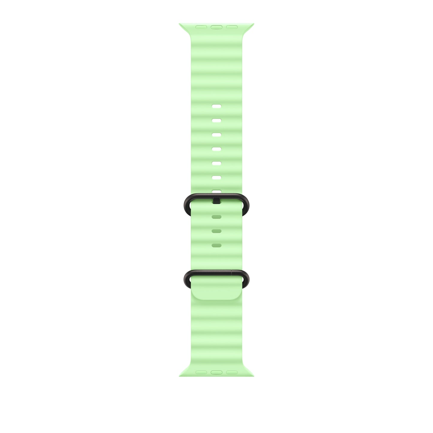 49mm élénk neonzöld Oceán szíj - fekete Titán bevonat - iSTYLE HU