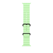 49mm élénk neonzöld Oceán szíj - fekete Titán bevonat - iSTYLE HU