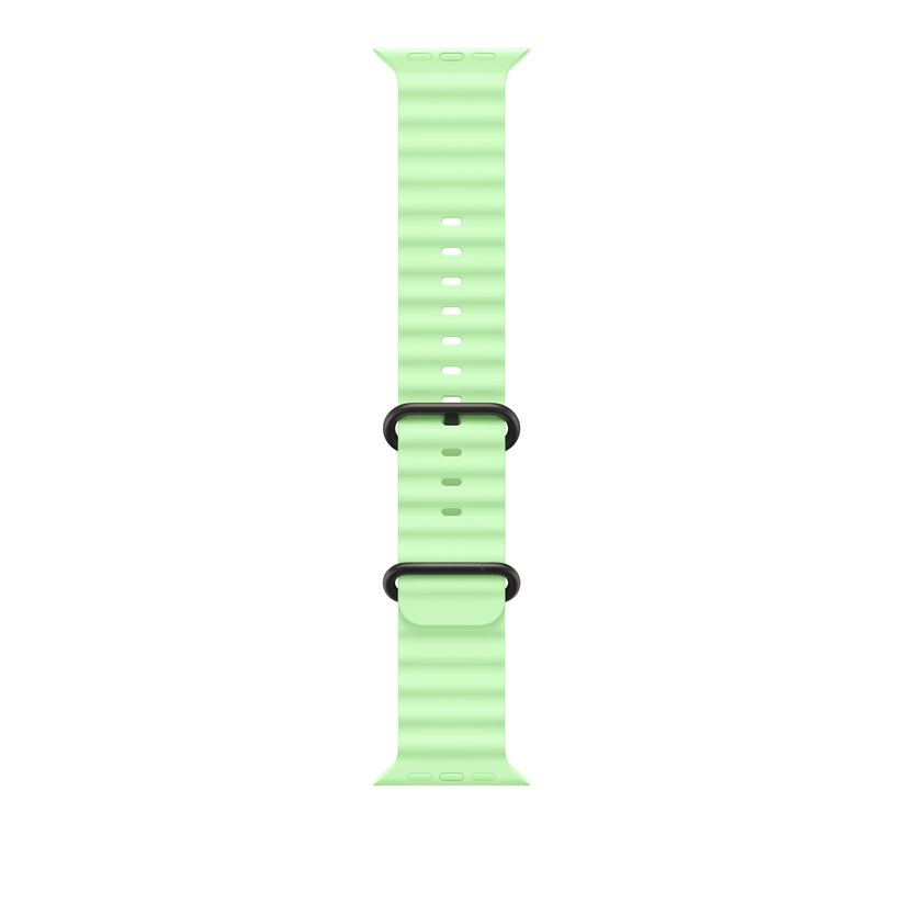 49mm élénk neonzöld Oceán szíj - fekete Titán bevonat - iSTYLE HU