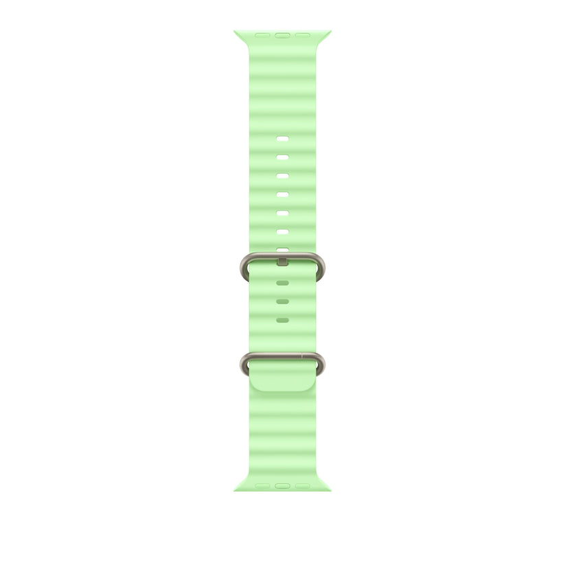 49mm élénk neonzöld Oceán szíj - natúr Titán bevonat - iSTYLE HU