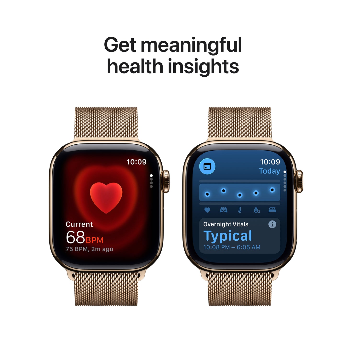 Apple Watch Series 11 GPS + Cellular 42mm arany titántok, arany milánói szíj - iSTYLE HU