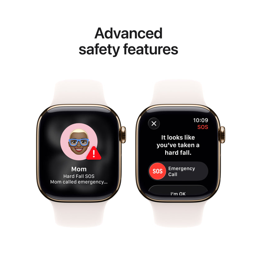 Apple Watch Series 11 GPS + Cellular 42mm arany titántok, lágy rózsaszín sportszíj - M/L - iSTYLE HU