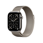 Apple Watch Series 11 GPS + Cellular 42mm natúr titántok, natúr milánói szíj - iSTYLE HU