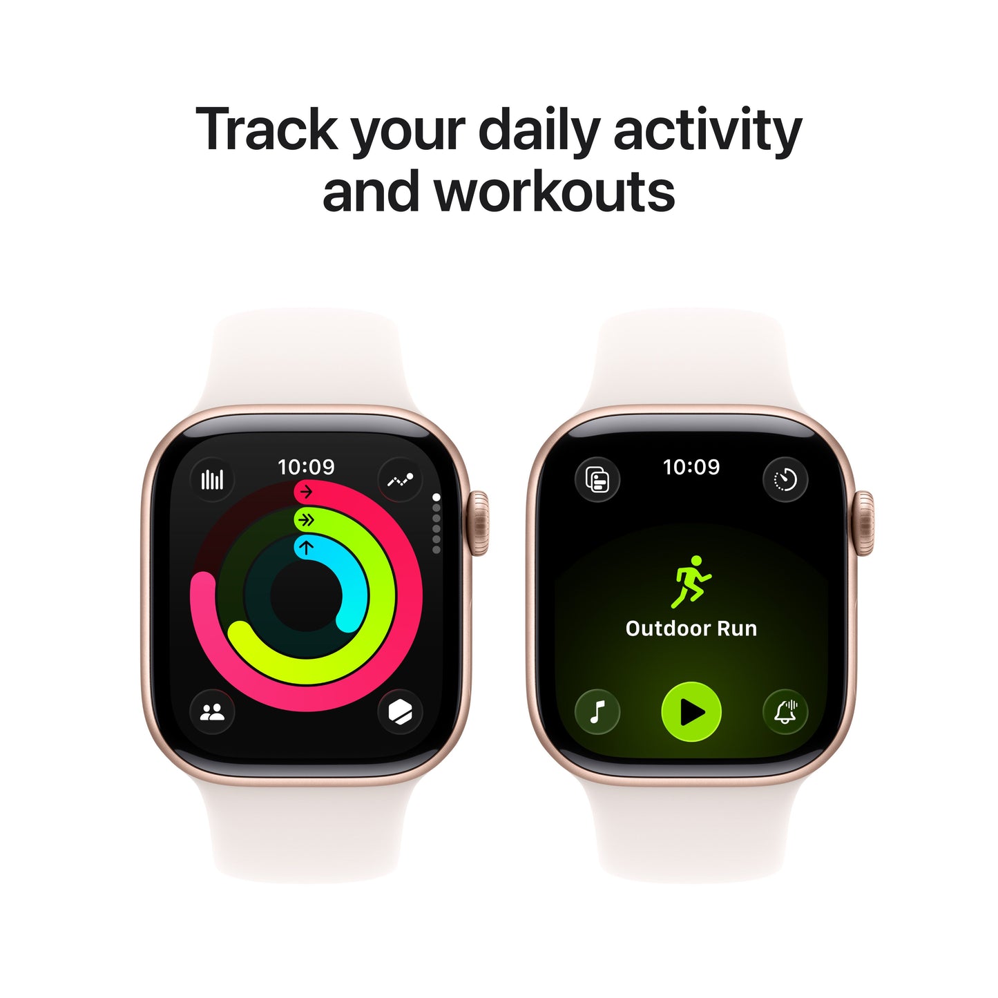Apple Watch Series 11 GPS + Cellular 42mm rozéarany alumíniumtok, lágy rózsaszín sportszíj - S/M - iSTYLE HU