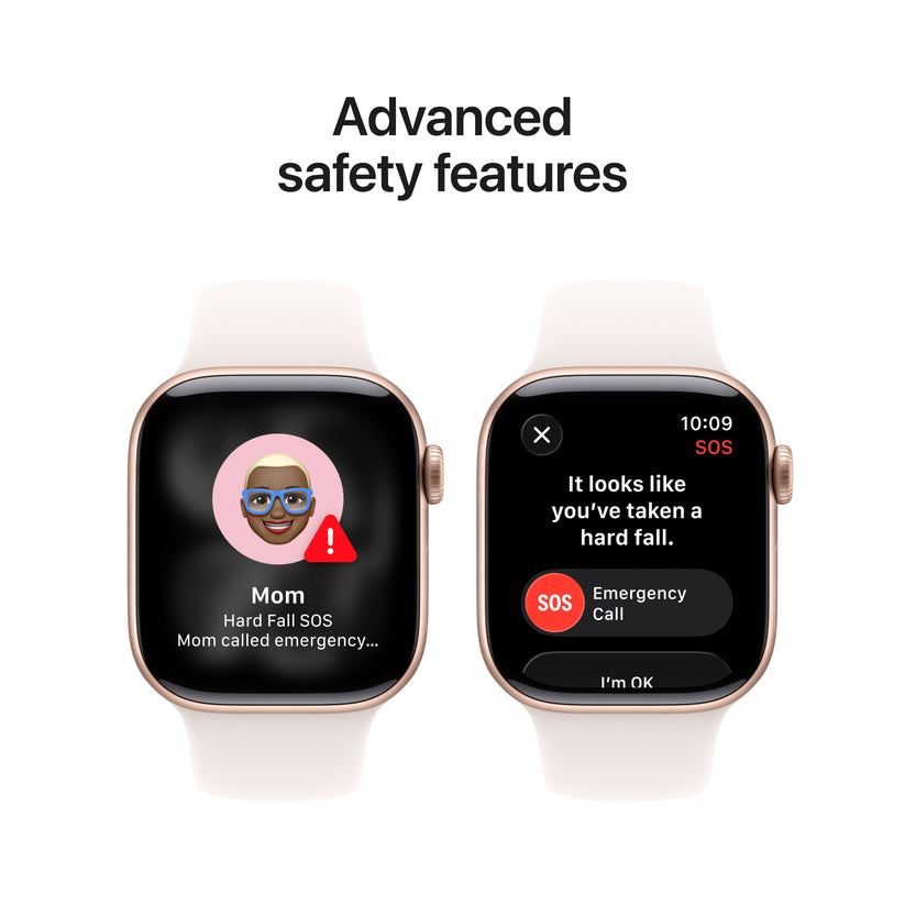 Apple Watch Series 11 GPS + Cellular 42mm rozéarany alumíniumtok, lágy rózsaszín sportszíj - S/M - iSTYLE HU