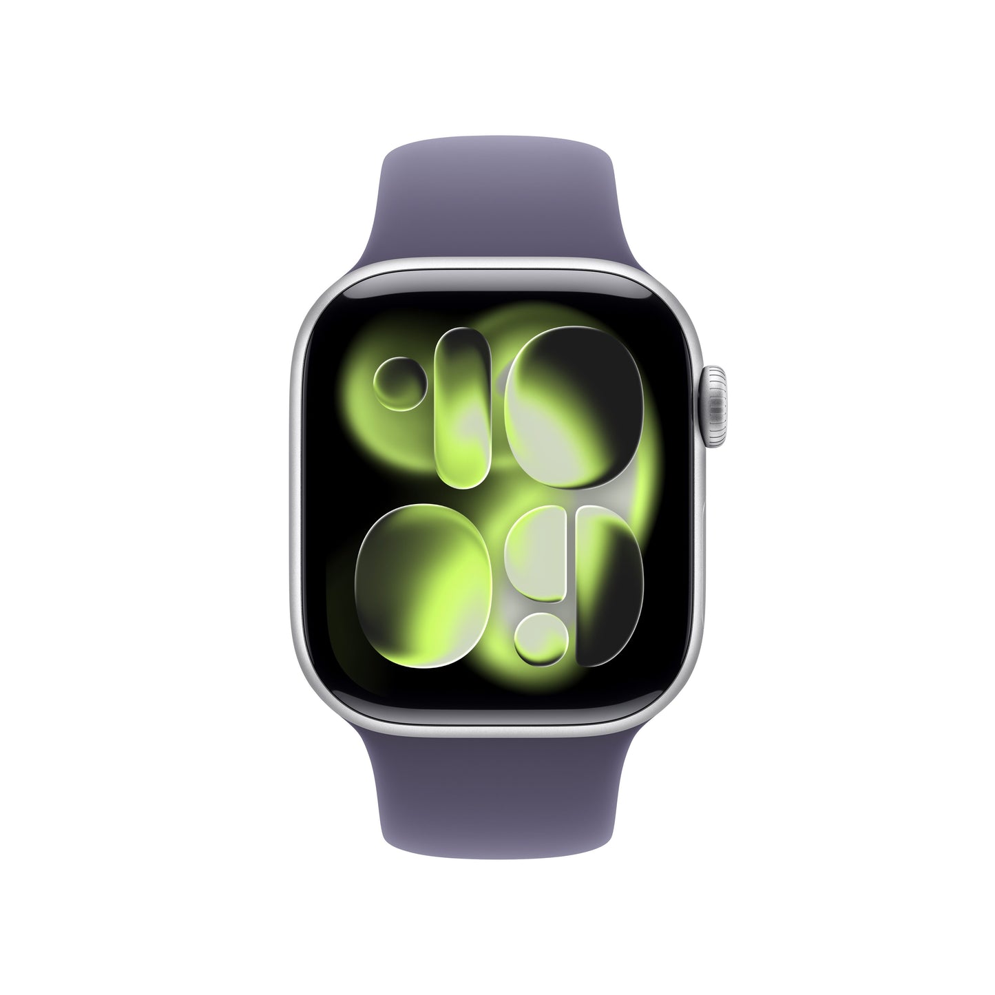 Apple Watch Series 11 GPS + Cellular 42mm ezüst alumíniumtok, lila köd sportszíj - M/L - iSTYLE HU