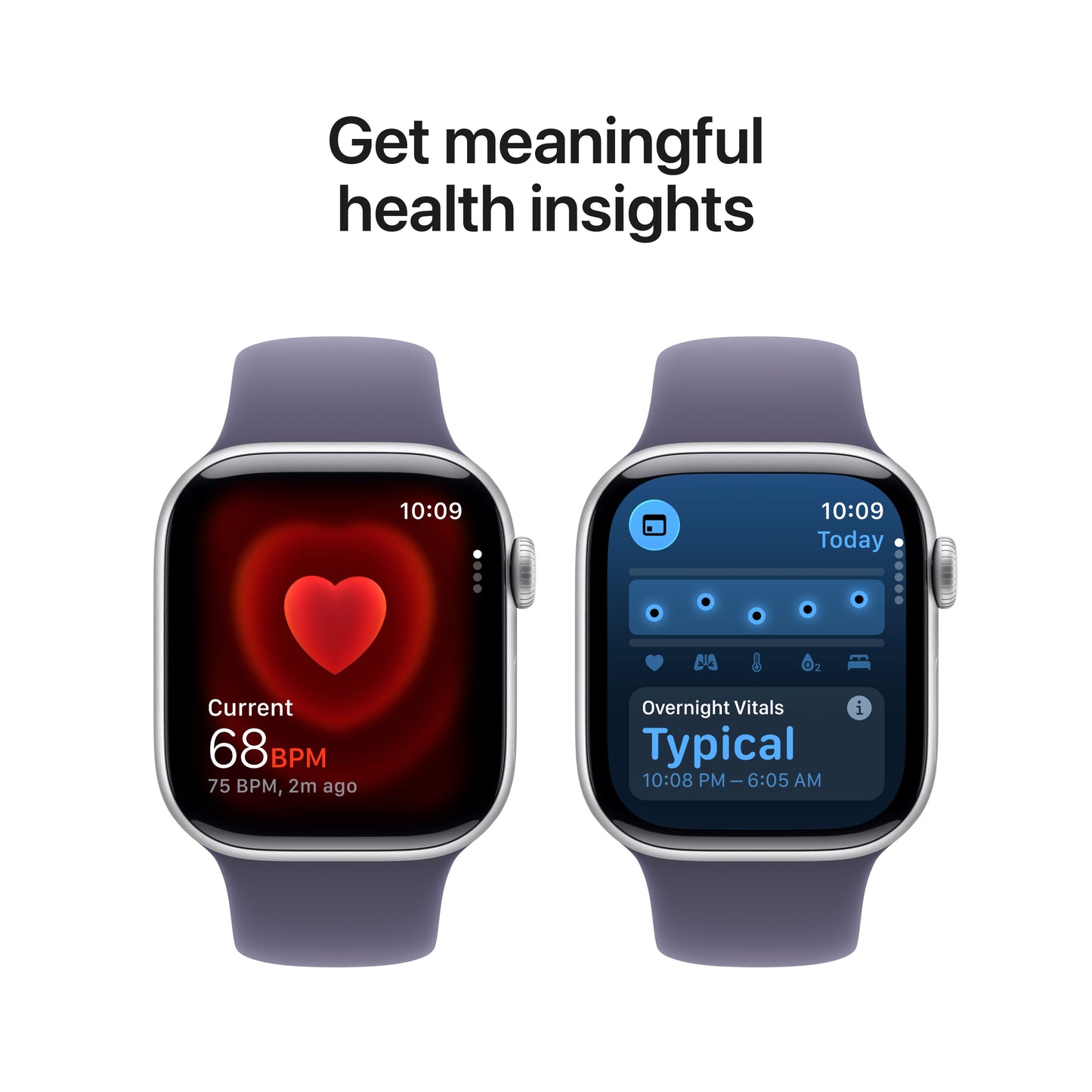 Apple Watch Series 11 GPS + Cellular 42mm ezüst alumíniumtok, lila köd sportszíj - M/L - iSTYLE HU