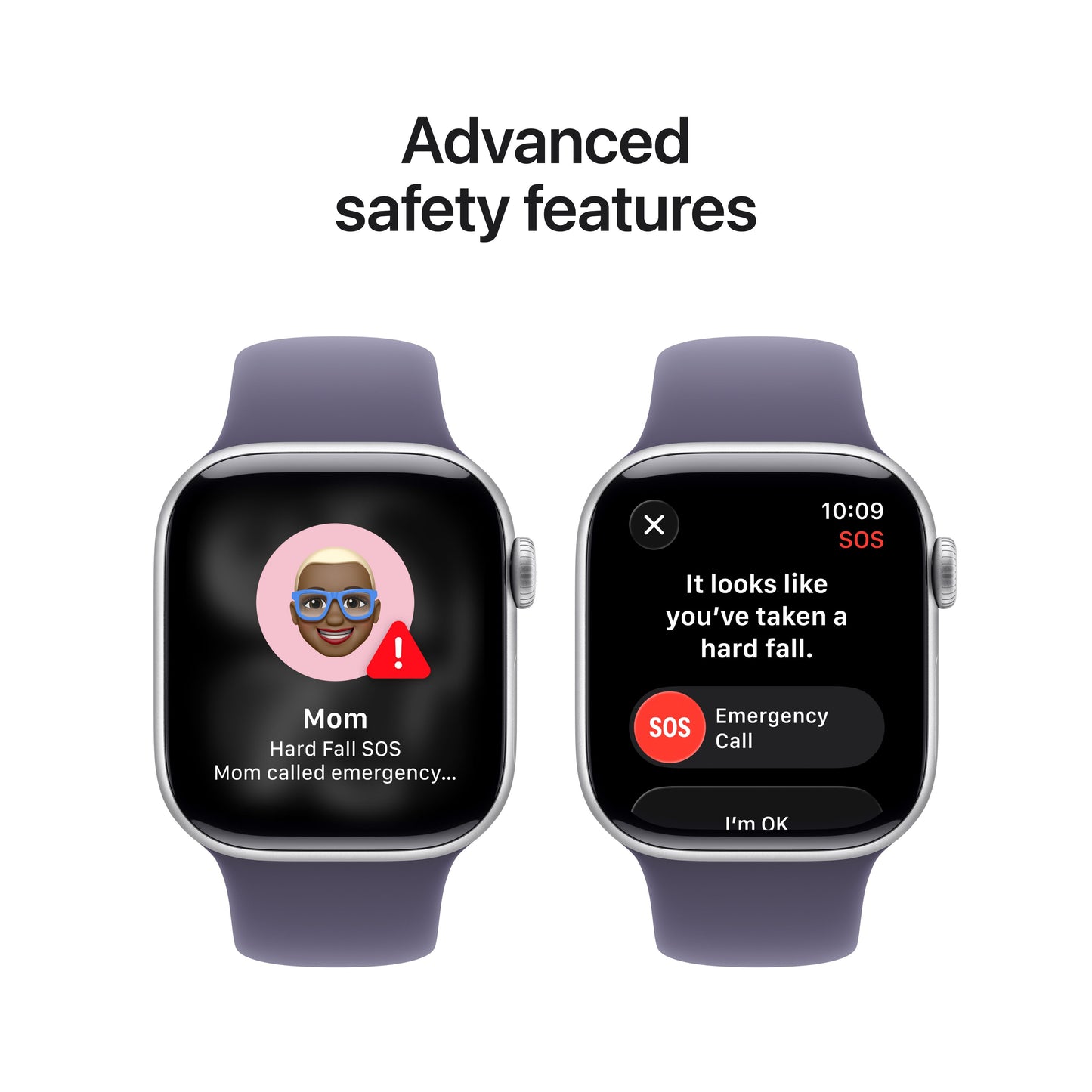Apple Watch Series 11 GPS + Cellular 42mm ezüst alumíniumtok, lila köd sportszíj - M/L - iSTYLE HU