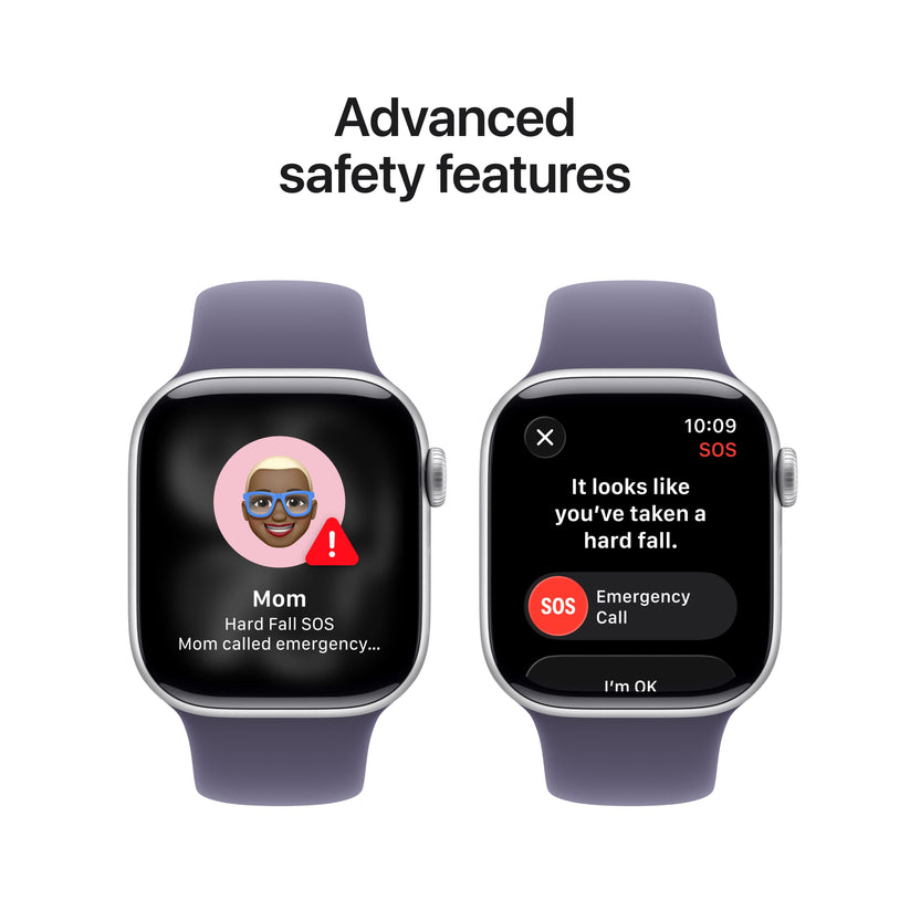 Apple Watch Series 11 GPS + Cellular 42mm ezüst alumíniumtok, lila köd sportszíj - M/L - iSTYLE HU