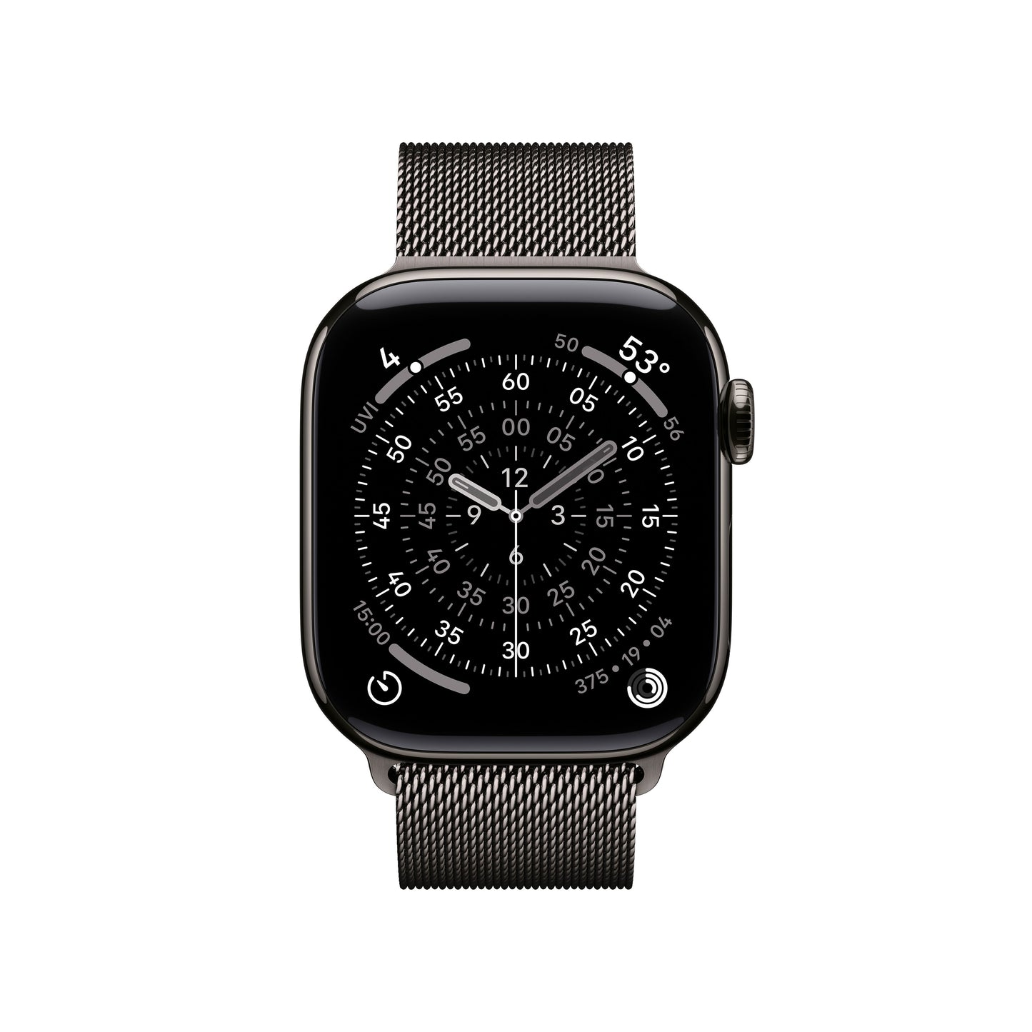 Apple Watch Series 11 GPS + Cellular 42mm palaszürke titántok, palaszürke milánói szíj - iSTYLE HU