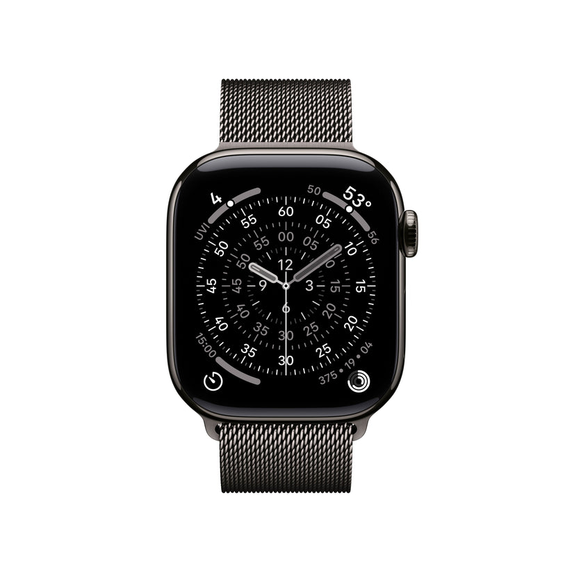Apple Watch Series 11 GPS + Cellular 42mm palaszürke titántok, palaszürke milánói szíj - iSTYLE HU