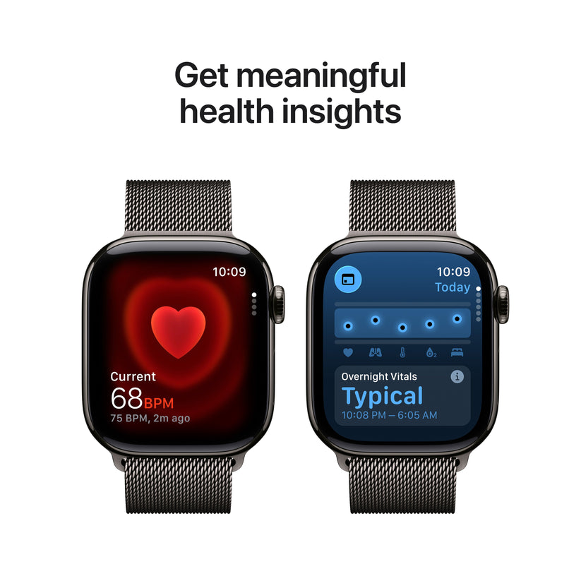 Apple Watch Series 11 GPS + Cellular 42mm palaszürke titántok, palaszürke milánói szíj - iSTYLE HU