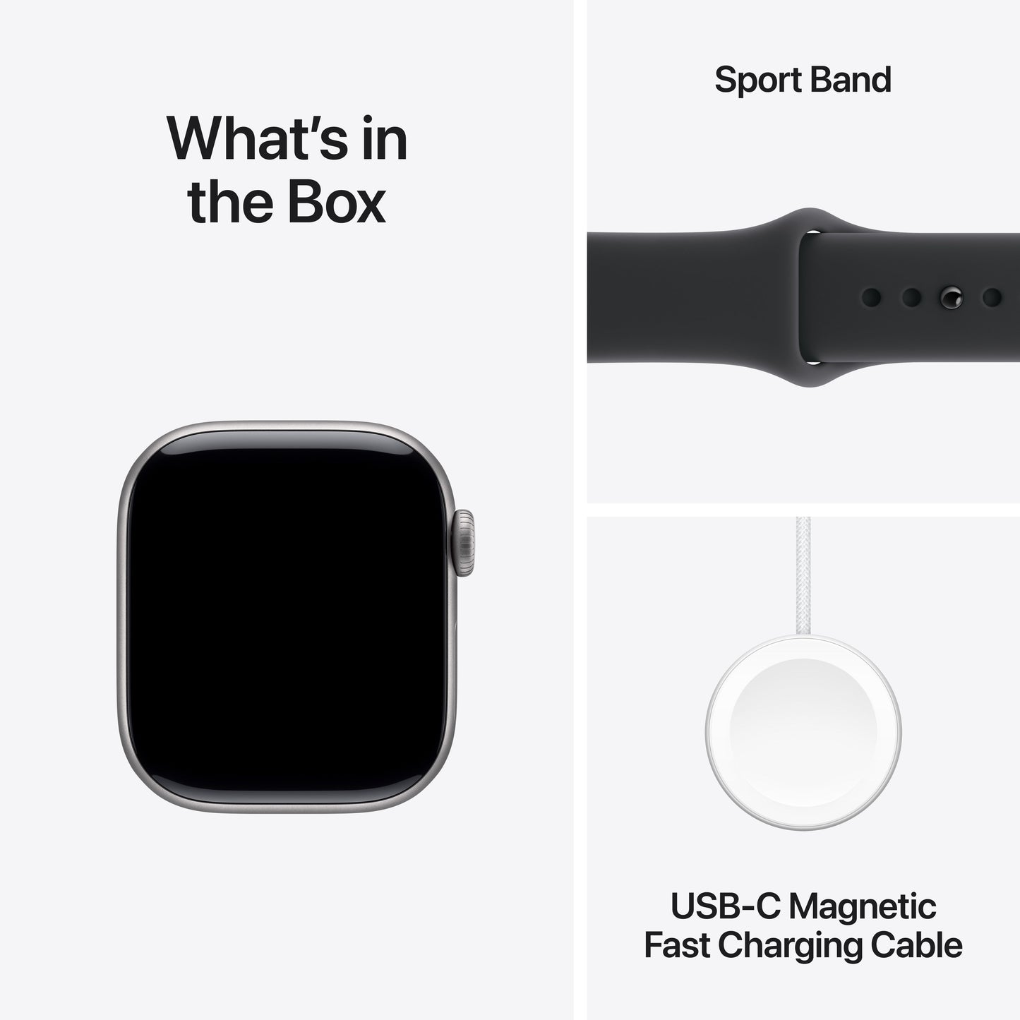 Apple Watch Series 11 GPS + Cellular 42mm asztroszürke alumíniumtok, fekete sportszíj - M/L - iSTYLE HU