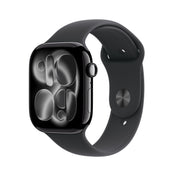 Apple Watch Series 11 GPS 46mm kozmoszfekete alumíniumtok, fekete sportszíj - M/L - iSTYLE HU