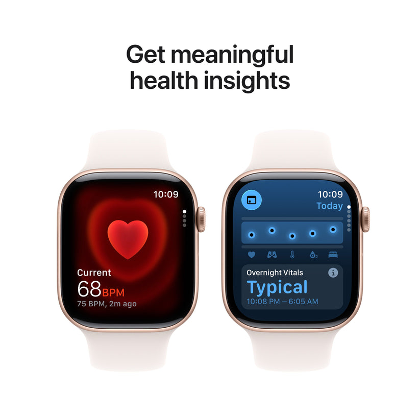 Apple Watch Series 11 GPS 46mm rozéarany alumíniumtok, lágy rózsaszín sportszíj - S/M - iSTYLE HU