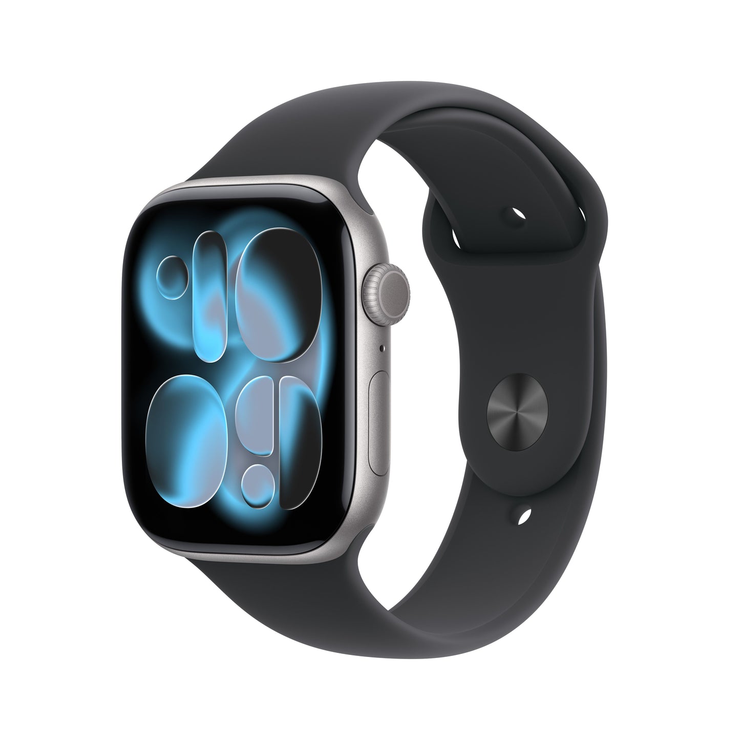 Apple Watch Series 11 GPS 46mm asztroszürke alumíniumtok, fekete sportszíj - S/M - iSTYLE HU