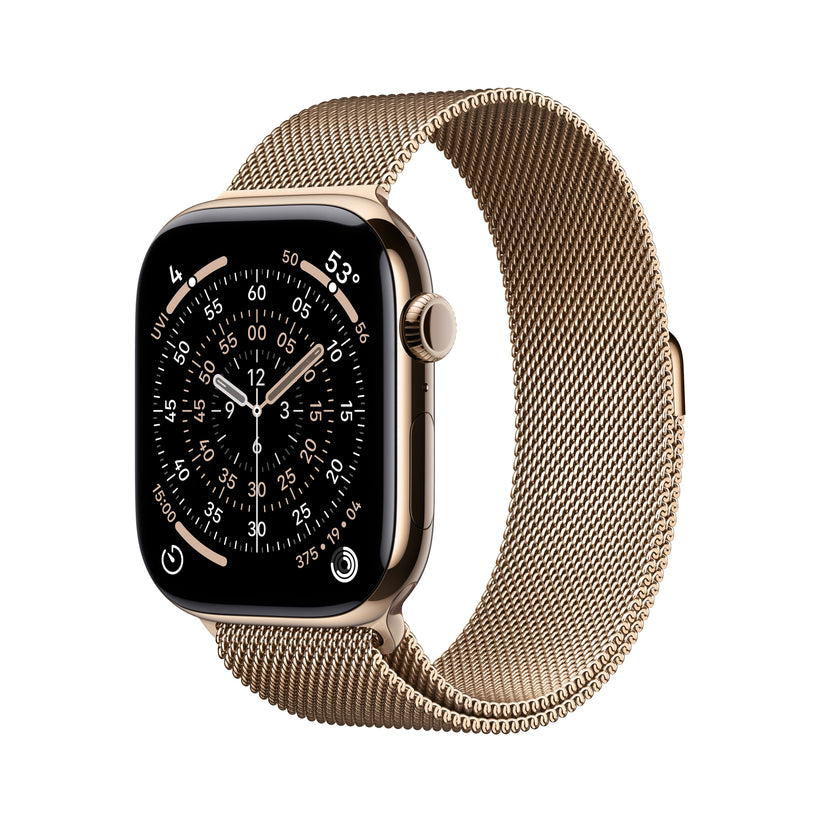 Apple Watch Series 11 GPS + Cellular 46mm arany titántok, arany milánói szíj - M/L - iSTYLE HU
