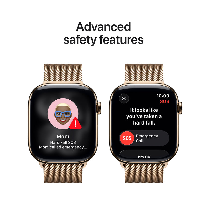 Apple Watch Series 11 GPS + Cellular 46mm arany titántok, arany milánói szíj - M/L - iSTYLE HU