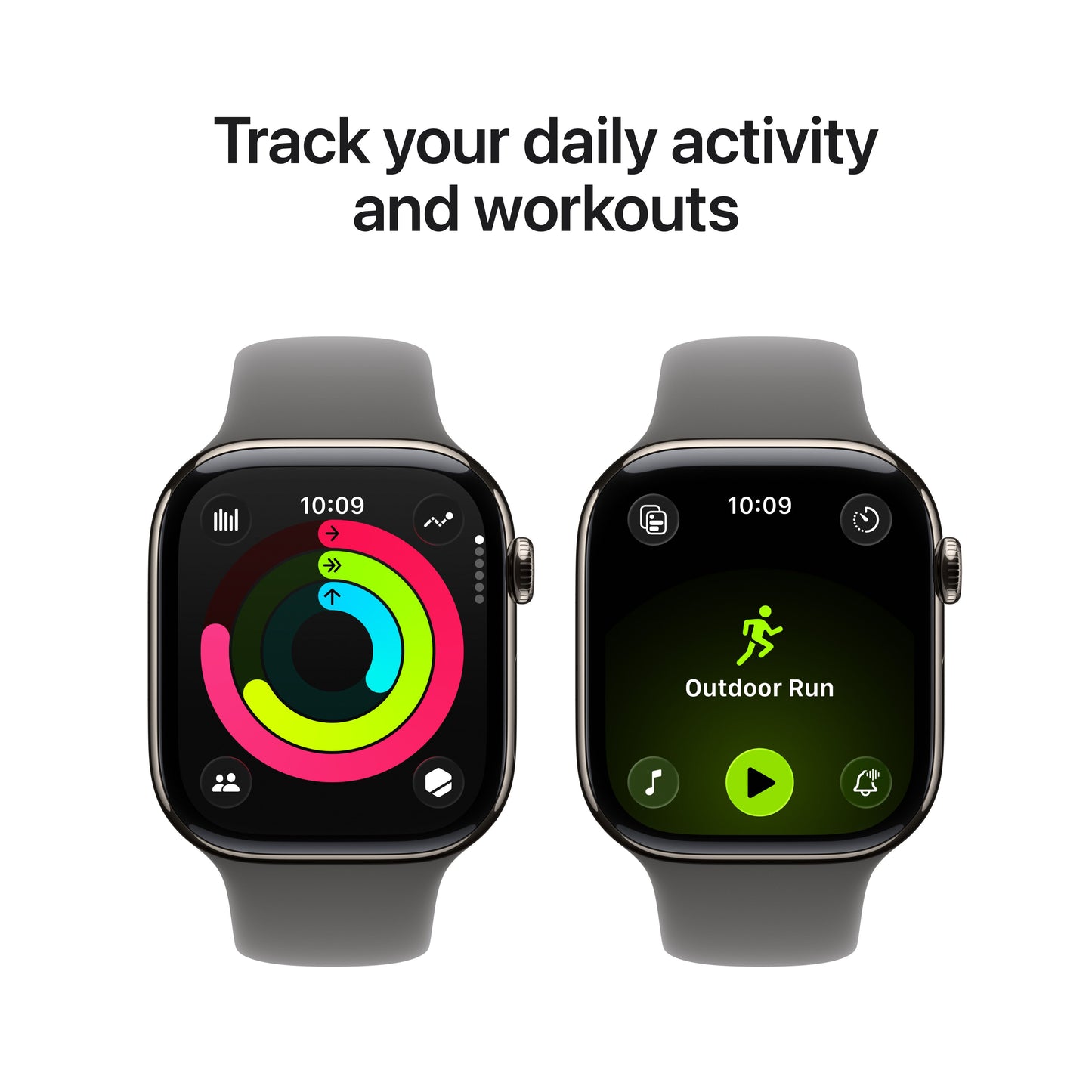 Apple Watch Series 11 GPS + Cellular 46mm natúr titántok, kőszürke sportszíj - S/M - iSTYLE HU