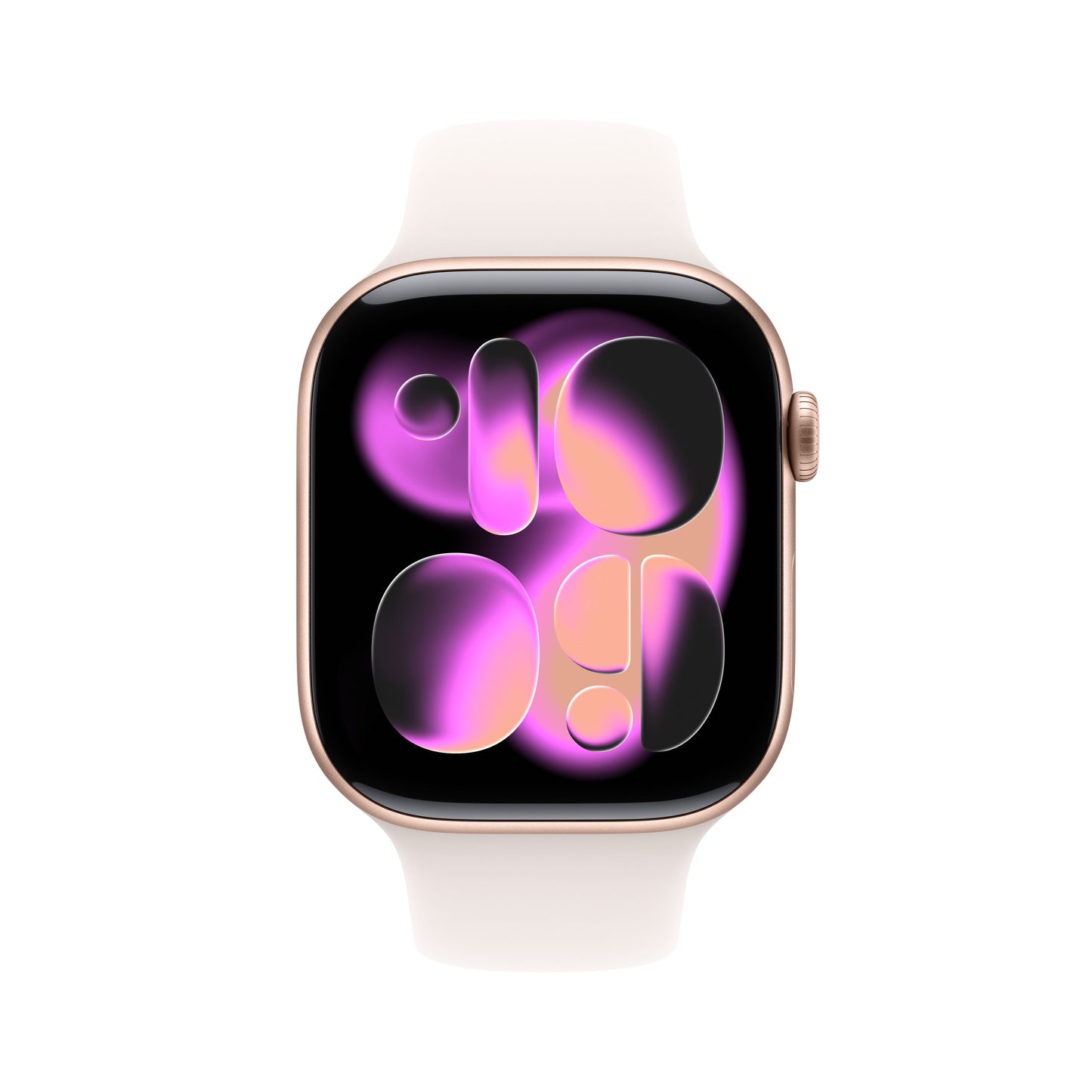 Apple Watch Series 11 GPS + Cellular 46mm rozéarany alumíniumtok, lágy rózsaszín sportszíj - S/M - iSTYLE HU