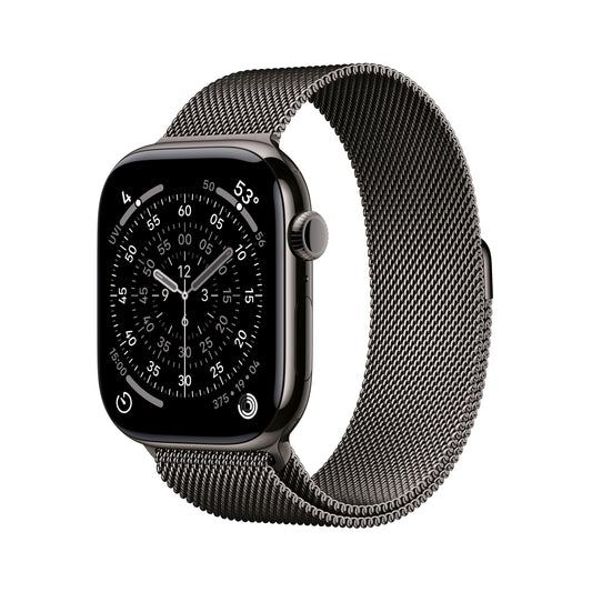 Apple Watch Series 11 GPS + Cellular 46mm palaszürke titántok, palaszürke milánói szíj - M/L - iSTYLE HU