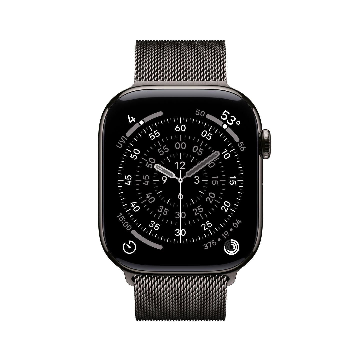 Apple Watch Series 11 GPS + Cellular 46mm palaszürke titántok, palaszürke milánói szíj - M/L - iSTYLE HU