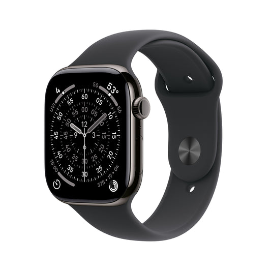 Apple Watch Series 11 GPS + Cellular 46mm palaszürke titántok, fekete sportszíj - M/L - iSTYLE HU