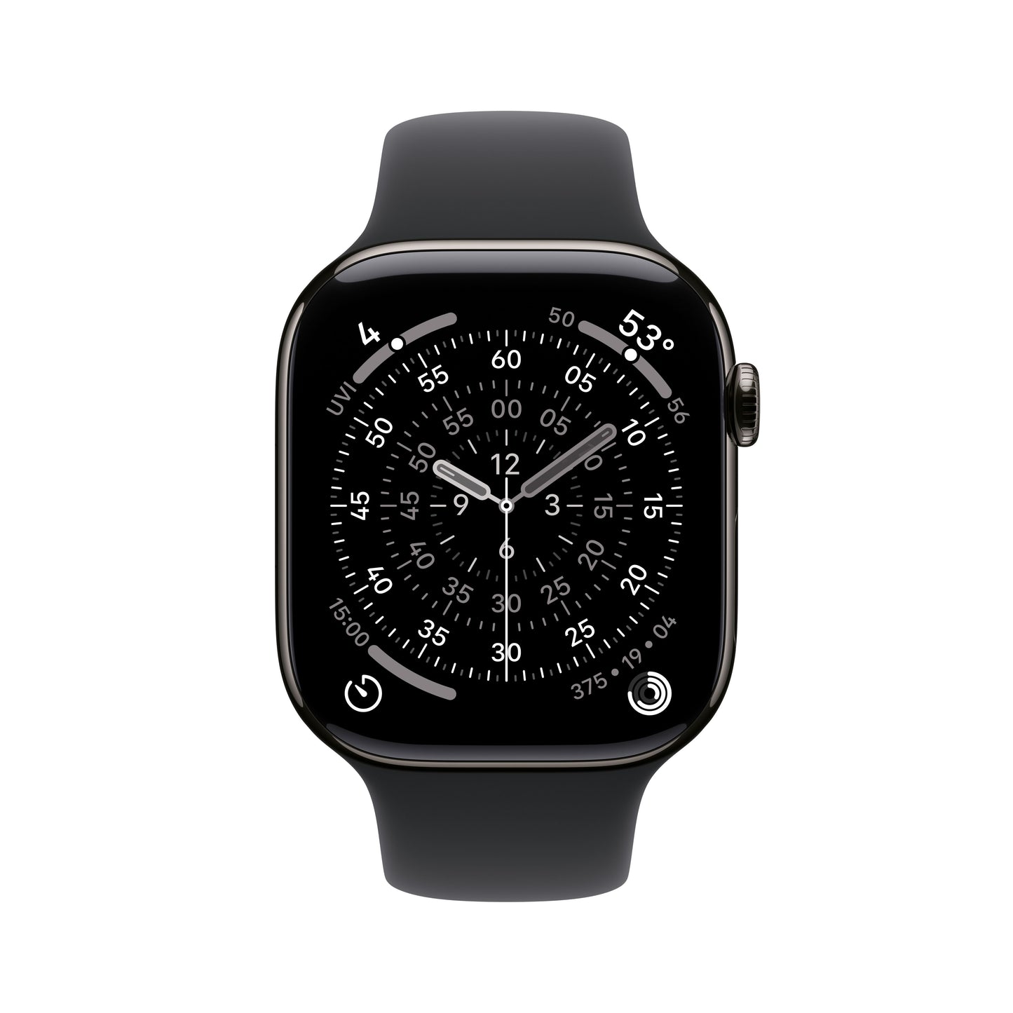 Apple Watch Series 11 GPS + Cellular 46mm palaszürke titántok, fekete sportszíj - M/L - iSTYLE HU