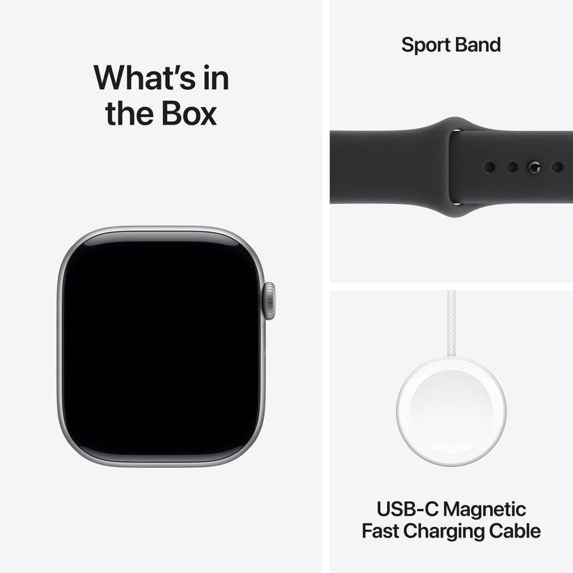 Apple Watch Series 11 GPS + Cellular 46mm asztroszürke alumíniumtok, fekete sportszíj - S/M - iSTYLE HU