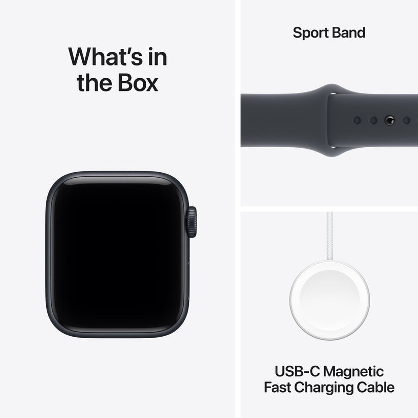 Apple Watch SE 3 GPS 40mm éjfekete alumíniumtok, éjfekete sportszíj - S/M - iSTYLE HU