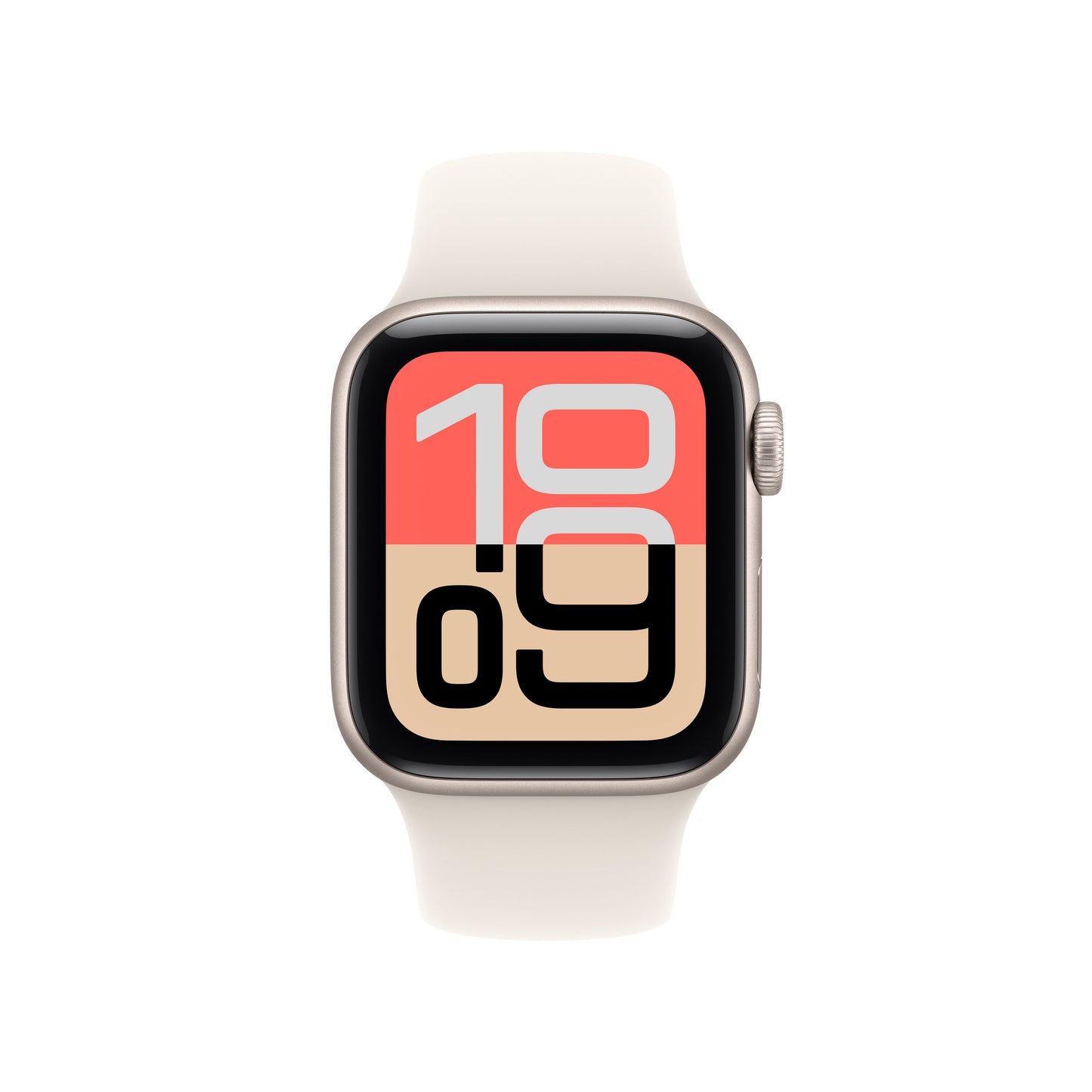 Apple Watch SE 3 GPS 40mm csillagfény alumíniumtok, csillagfény sportszíj - S/M - iSTYLE HU