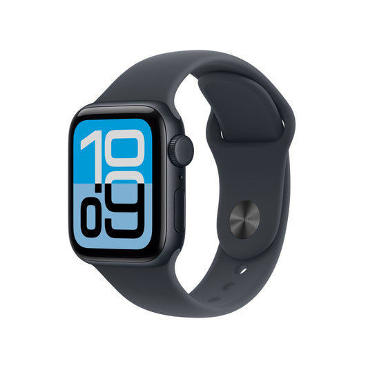 Apple Watch SE 3 GPS + Cellular 40mm éjfekete alumíniumtok, éjfekete sportszíj - M/L - iSTYLE HU