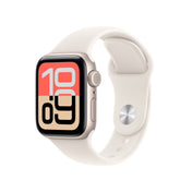 Apple Watch SE 3 GPS + Cellular 40mm csillagfény alumíniumtok, csillagfény sportszíj - S/M - iSTYLE HU