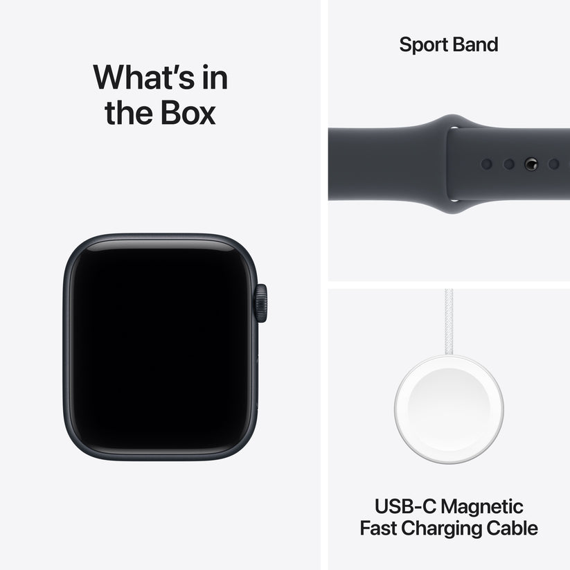 Apple Watch SE 3 GPS 44mm éjfekete alumíniumtok, éjfekete sportszíj - M/L - iSTYLE HU