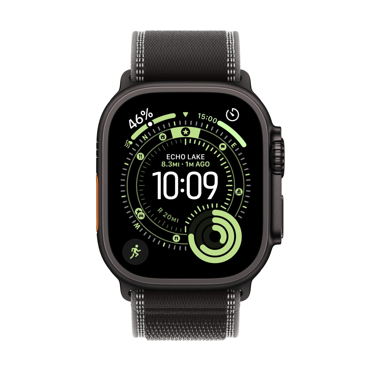 Apple Watch Ultra 3 GPS + Cellular 49mm fekete titántok, fekete/hamuszürke Terep pánt - M/L - iSTYLE HU
