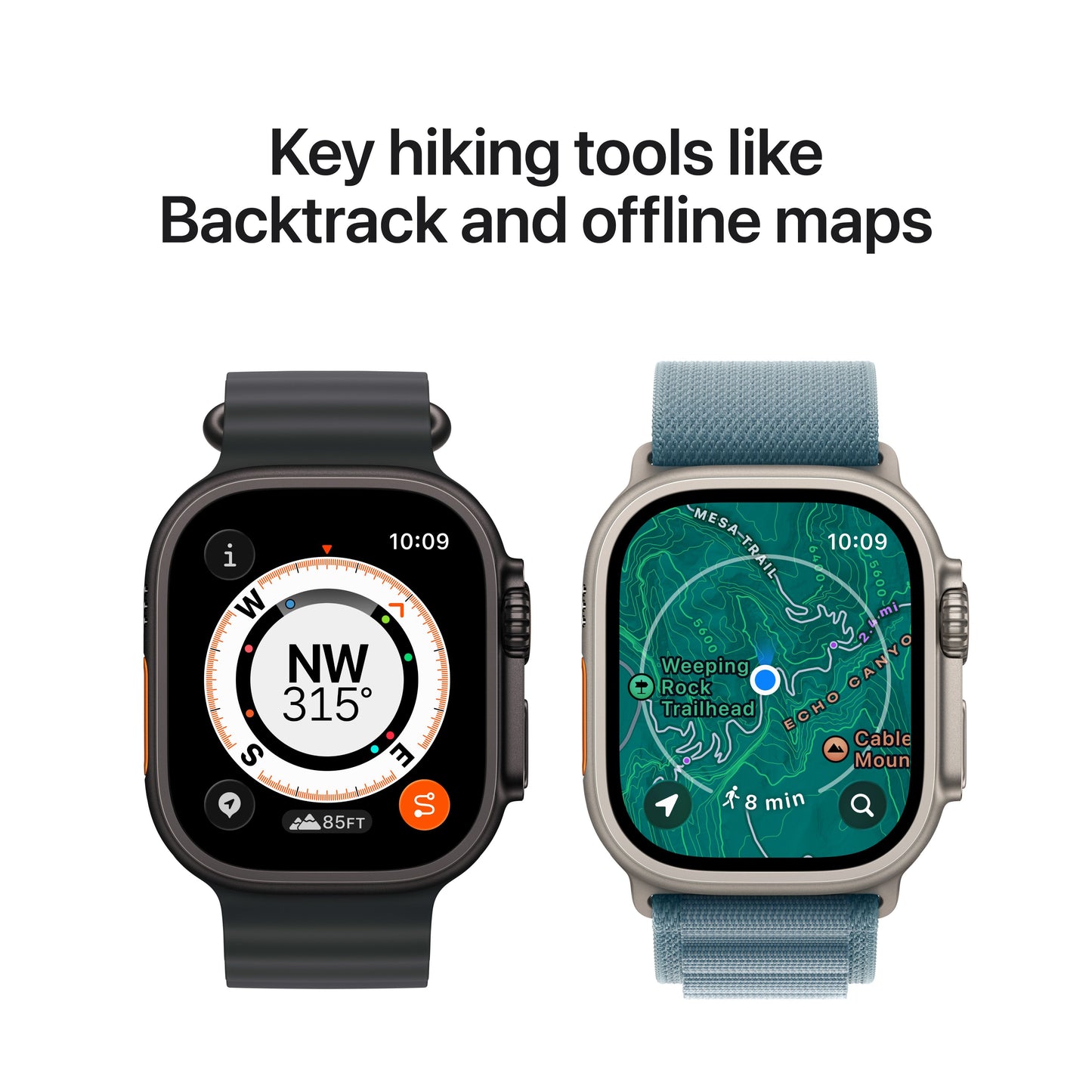 Apple Watch Ultra 3 GPS + Cellular 49mm fekete titántok, fekete/hamuszürke Terep pánt - M/L - iSTYLE HU