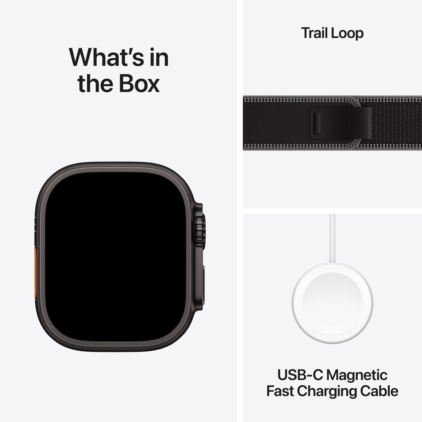Apple Watch Ultra 3 GPS + Cellular 49mm fekete titántok, fekete/hamuszürke Terep pánt - M/L - iSTYLE HU