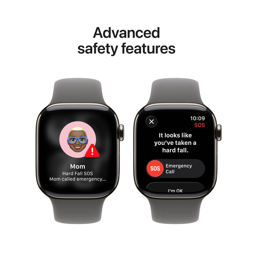 Apple Watch Series 11 GPS + Cellular 42mm natúr titántok, kőszürke sportszíj - S/M - iSTYLE HU