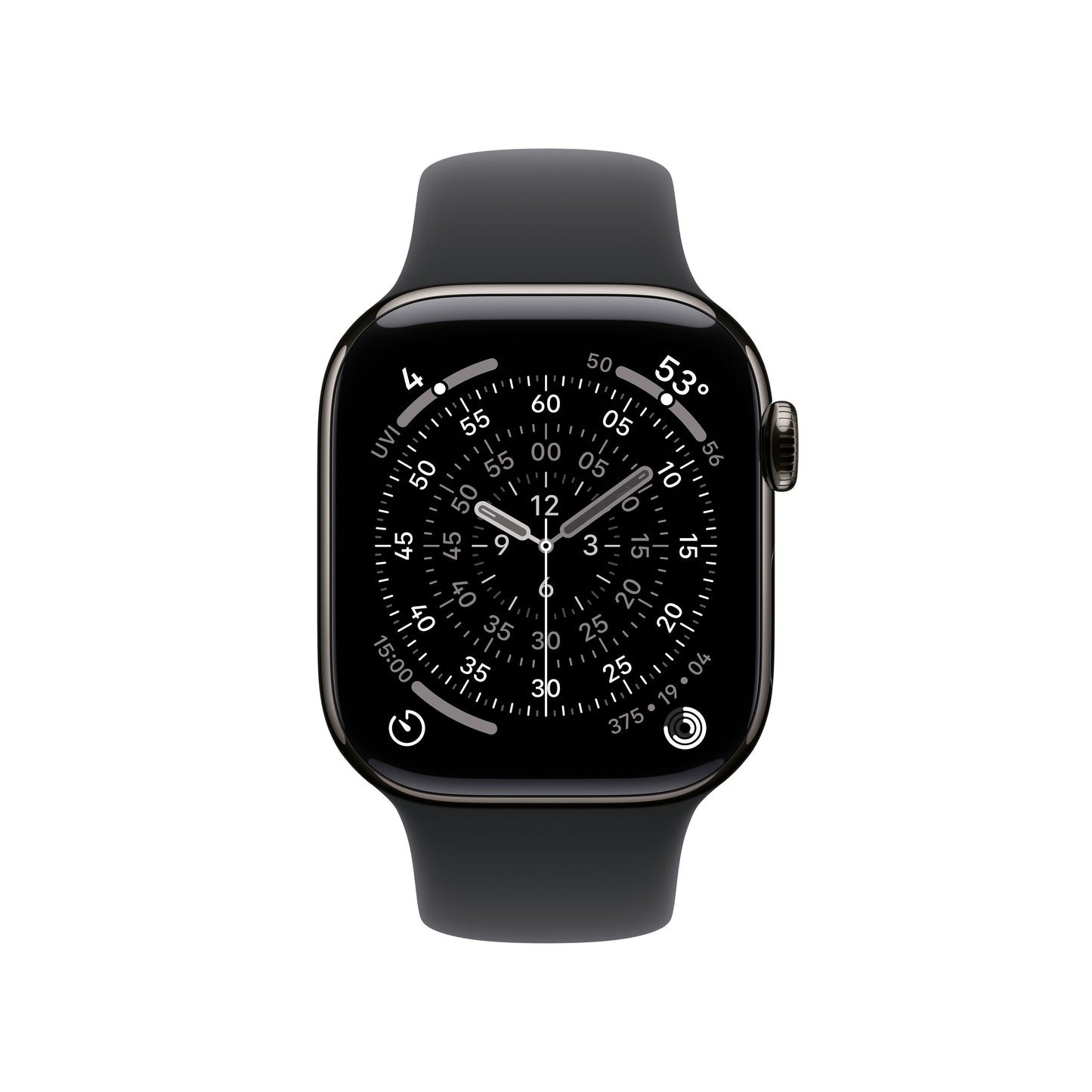 Apple Watch Series 11 GPS + Cellular 42mm palaszürke titántok, fekete sportszíj - S/M - iSTYLE HU