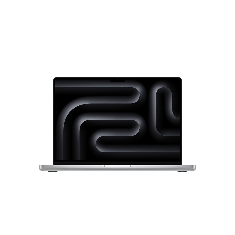 14 hüvelykes MacBook Pro: Apple M5 chip 10 magos CPU-val és 10 magos GPU-val, 4TB SSD, 32GB RAM, Nanotexturált kijelző, Hálózati adapter nélkül, Háttér-világítású Magic Keyboard Touch ID‑val – nemzetközi angol - ezüst CTO