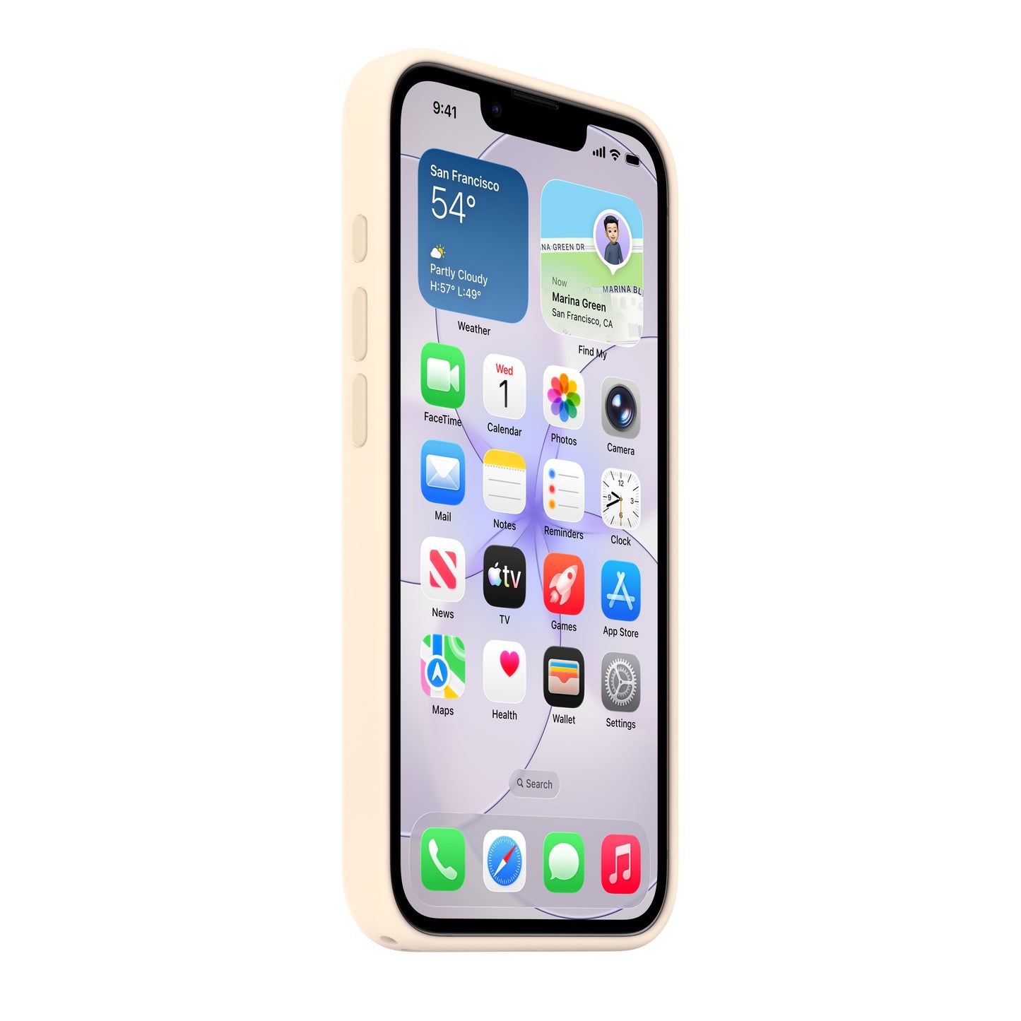 iPhone 17e Silicone Case with MagSafe – Vanilla - iSTYLE.hu