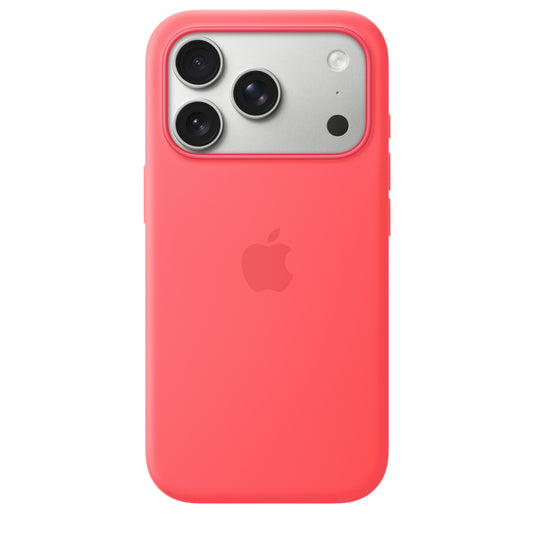 iPhone 17 Pro Silicone Case with MagSafe – Bright Guava - iSTYLE.hu
