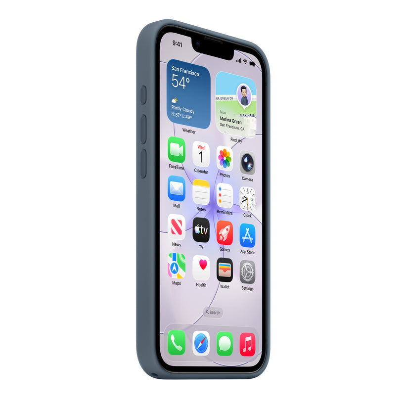 iPhone 17e Silicone Case with MagSafe – Anchor Blue - iSTYLE.hu